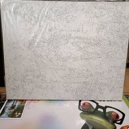 DIY painting canvas new on 40x50 frame