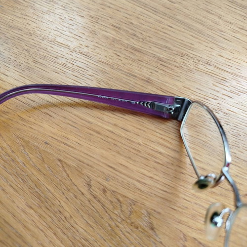 Vogue glasses frame used with floral design