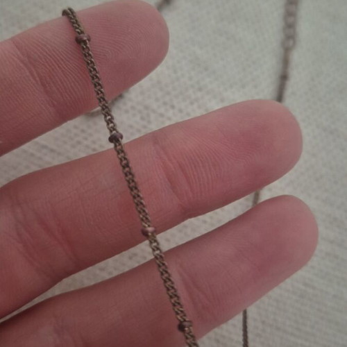 Choker in vintage bronze color like new, adjustable length