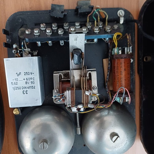German Mix & Genest Telephone used, bakelite Siemens 1960s