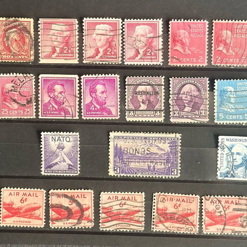 USA Stamp Collection 1923-1959 like new, presidents and commemoratives