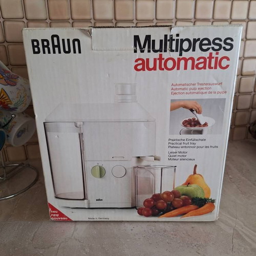 Braun Multipress Automatic juicer new, collectible item