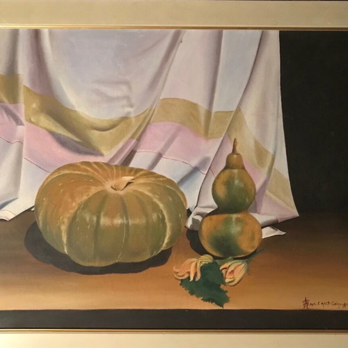 Painting Ant. Alevizopoulos oil on canvas like new 50x70