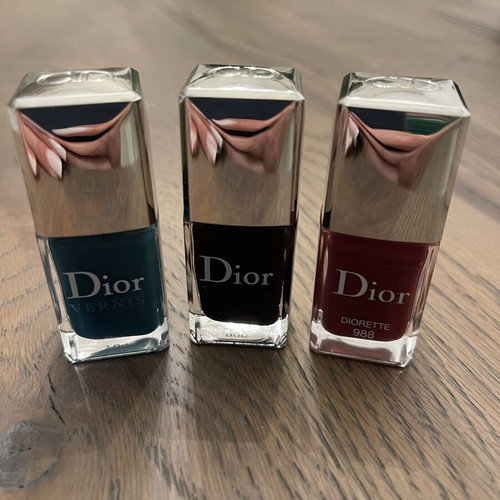 Dior nail polish set of 3