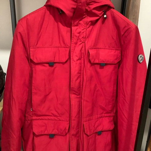 Dur men's winter jacket 3/4 size XL like new, red