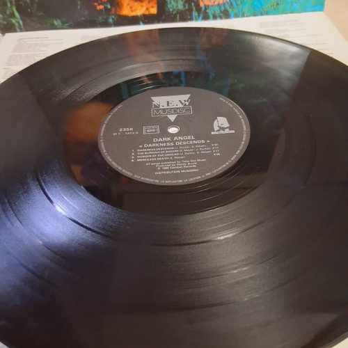 Dark Angel Darkness Descends vinyl album, metal