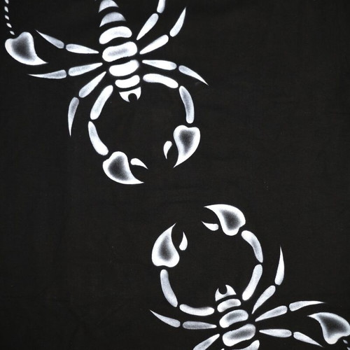 Indico Handmade Scorpion Airbrush T-Shirt Size L XL New