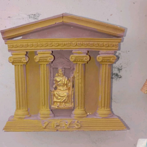 Plaster magnet ancient Greek new