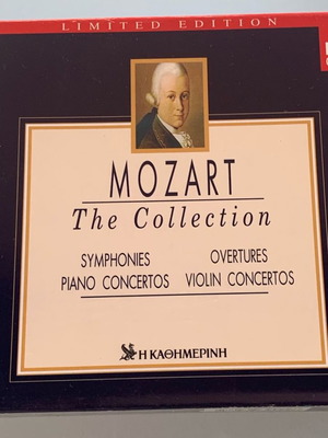 Mozart The Collection 5 CD μεταχειρισμένα, κλασική μουσική