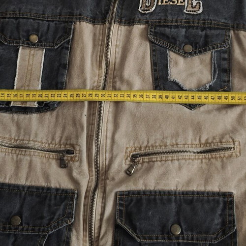 Diesel vintage men's denim jacket used, size L