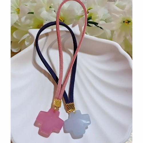 Handmade martyrika with suede cord in any color, per piece