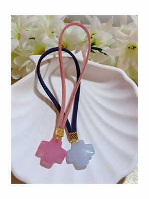 Handmade martyrika with suede cord in any color, per piece