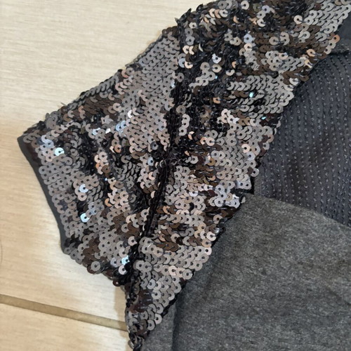 Zara sequin blouse grey size M like new
