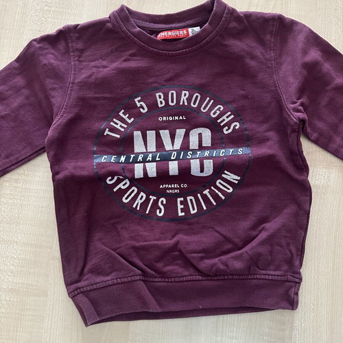Energiers cotton burgundy shirt size 3
