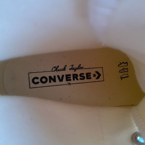 Converse All Star Cream Chuck Taylor 70 De Luxe Size 39 New With Box