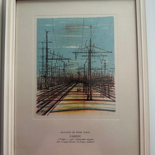 Set of 4 framed artworks by famous painters