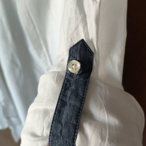 Zara man slim fit white shirt like new, size XL
