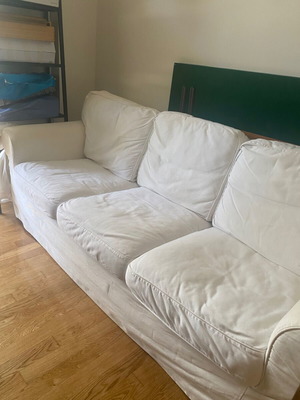 Καναπές τριθέσιος Ikea Ektorp μεταχειρισμένος σε καλή κατάσταση