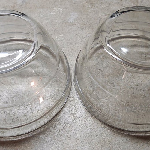 Small glass bowls used, set of 2