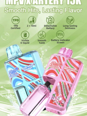MPVxARTERY 15K vape with 10 flavors new