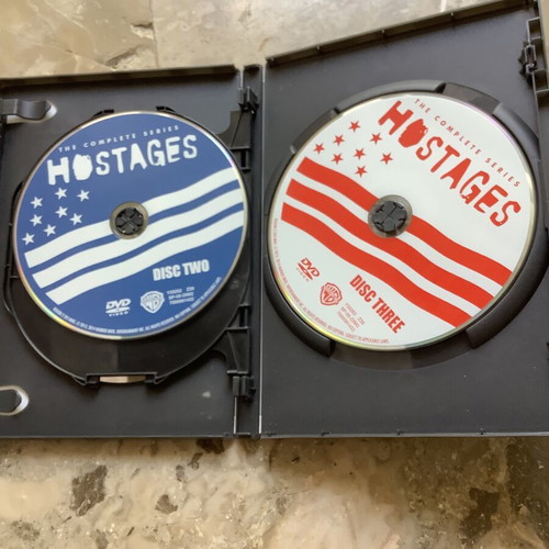Hostages DVD complete series with Greek subtitles like new