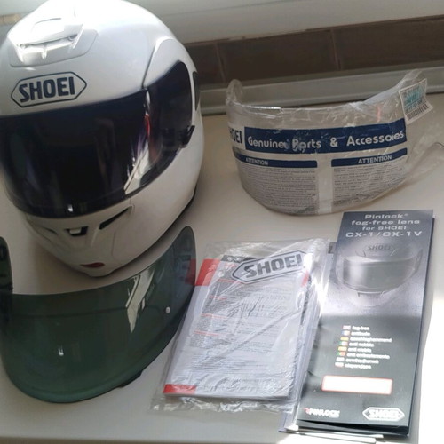 Shoei Multitec helmet like new, size medium, with two visors