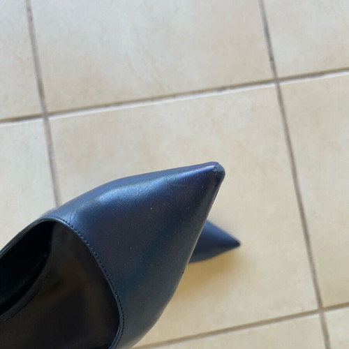 Classic blue pumps used, Greek made, size 39