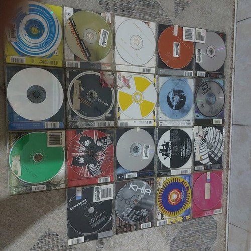 CD singles used, pack of 19 music variety