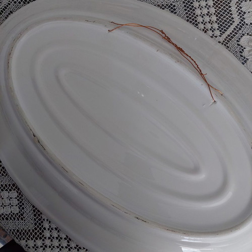 Large handmade ceramic wall platter 47 cm, M. Limperatou