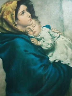 Old painting used