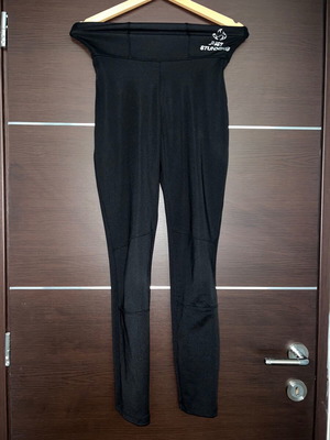 Bershka leggings pants used, size small, black