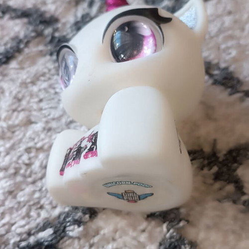 Unicorn kids toy used, made of semi-flexible material