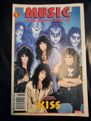 Kiss comic book used, 1992, 30 pages