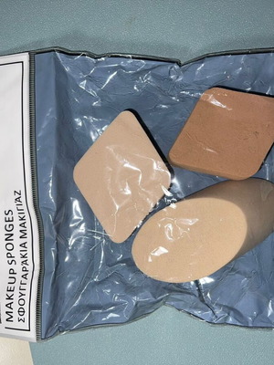 Make-up sponges new, set of 3 pieces