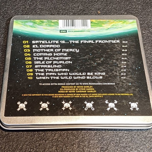 Iron Maiden The Final Frontier CD used, limited Mission edition in tin case