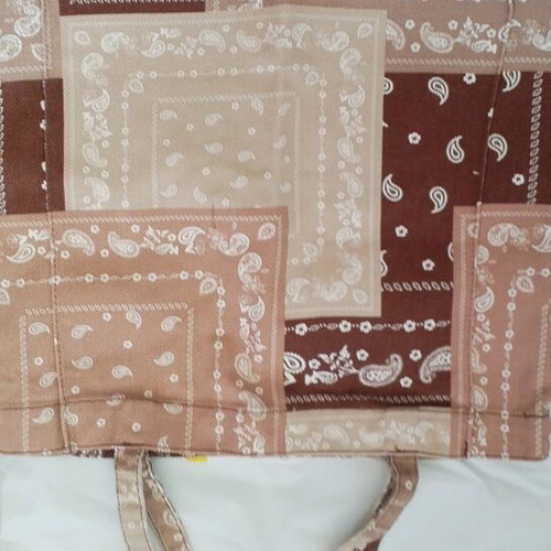 Bag women's fabric brown new
