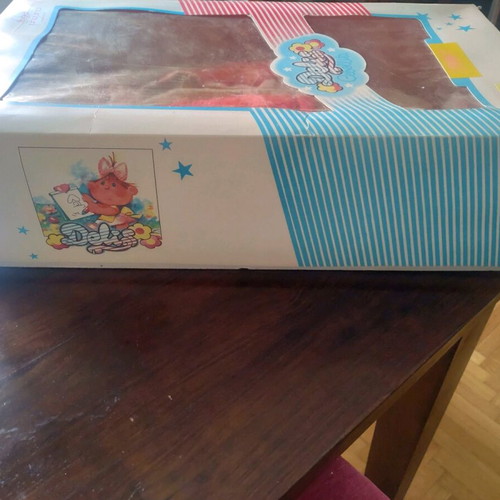 Vintage doll Beba Apergi new, sings and talks