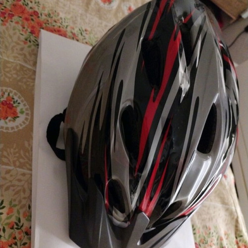 Bell Aero Bicycle Helmet new, size 53-57cm, black red gray