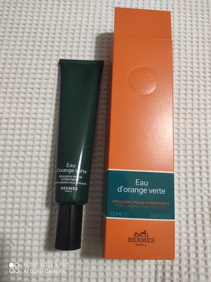 Hermes Eau D'orange Verte Moisturizing Face Emulsion new, 75ml
