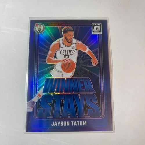 Panini Donruss Optic Winner Stays Jayson Tatum Purple Prizm 2024-25 new card