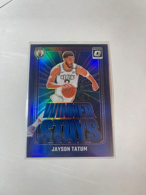 Panini Donruss Optic Winner Stays Jayson Tatum Purple Prizm 2024-25 new card