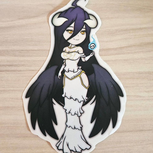 Overlord Albedo handmade sticker made to order