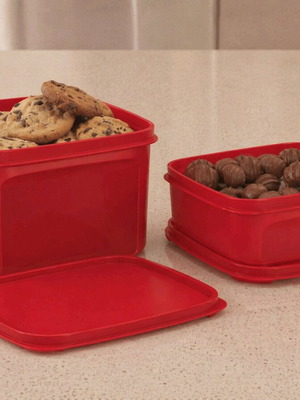 Tupperware compact container 2.6L and 1.2L new