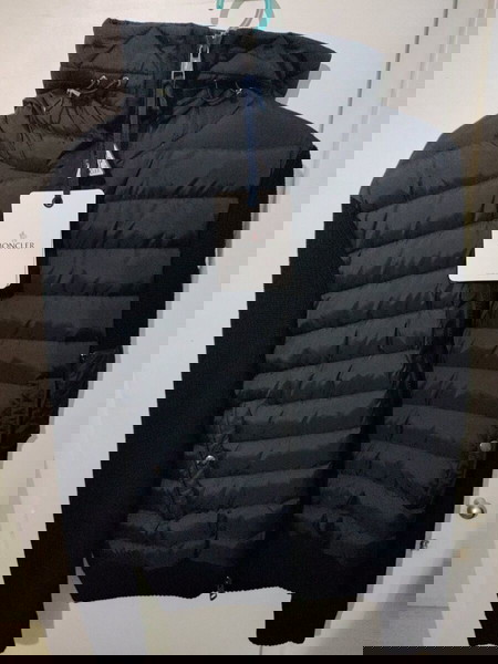 Moncler hooded cardigan jacket