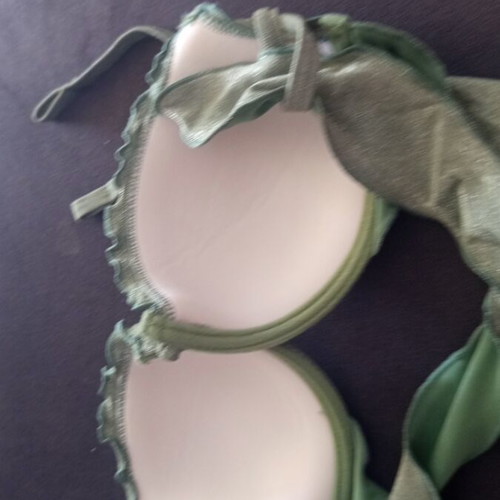 Calzedonia bikini like new, white and green, size M