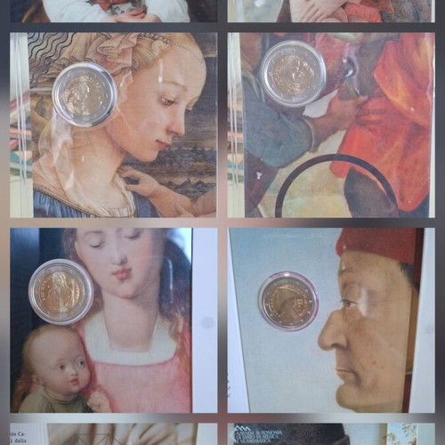 2 Euro San Marino coin card 20 pieces new