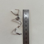 Vintage sculptural earrings, sterling silver 925