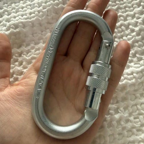 Steel Oval Pro Lock Carabiner CAMP