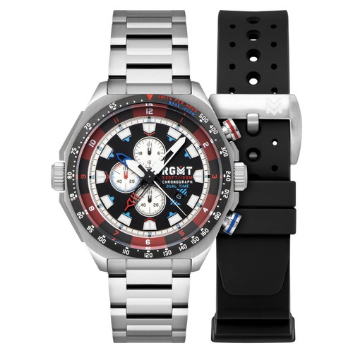RGMT Capricorn Dual Time GMT Chronograph watch, men's