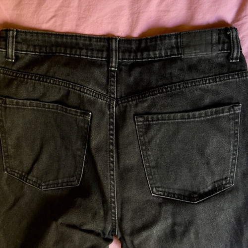 Mom fit black jeans Bershka like new, size XL